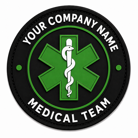Custom PVC Patches – Velcro Backed | Your Own Design | 8cm or 10cm