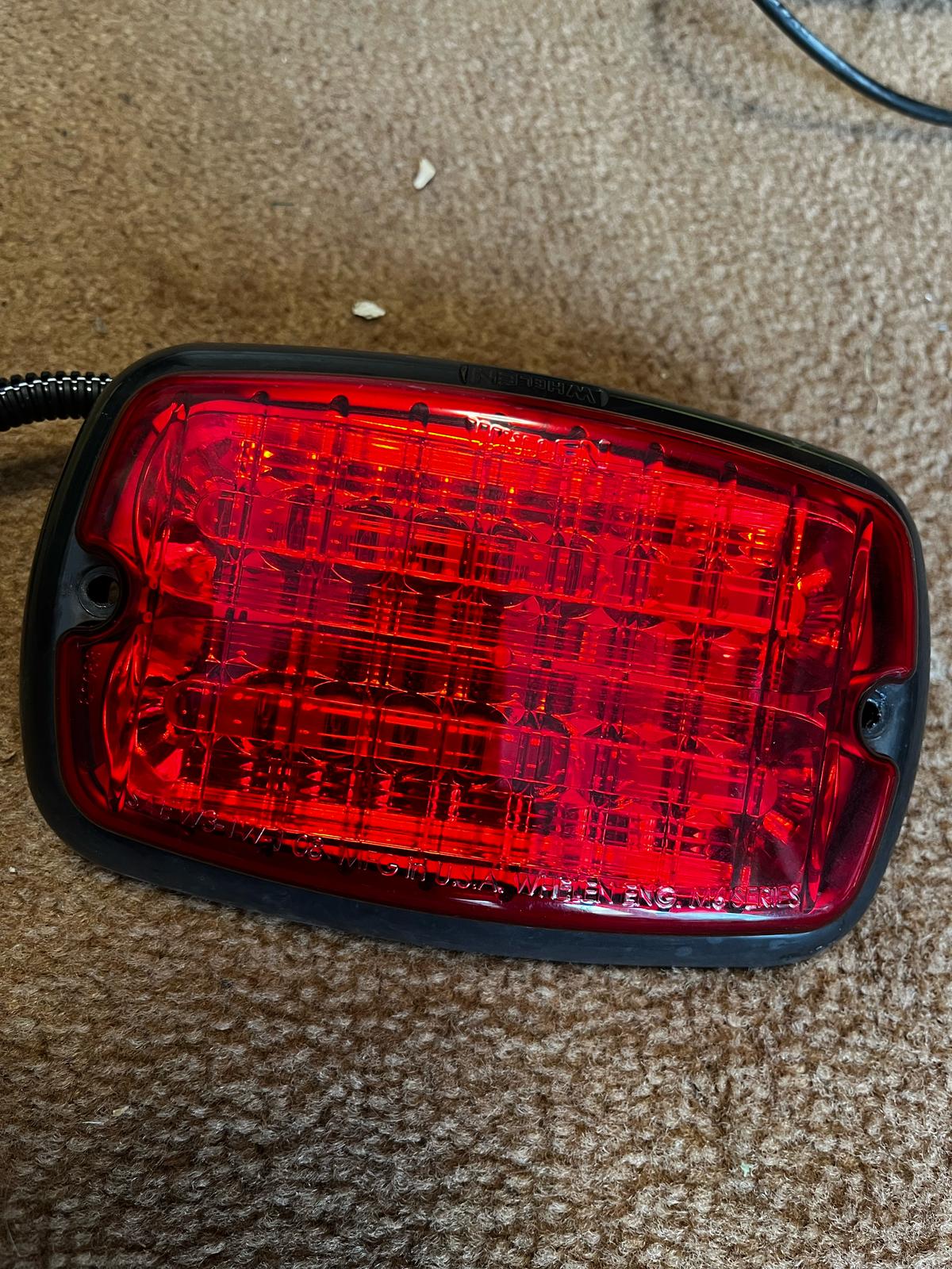 Woodway/Whelen M6 LED Lighthead Single Colour- RED
