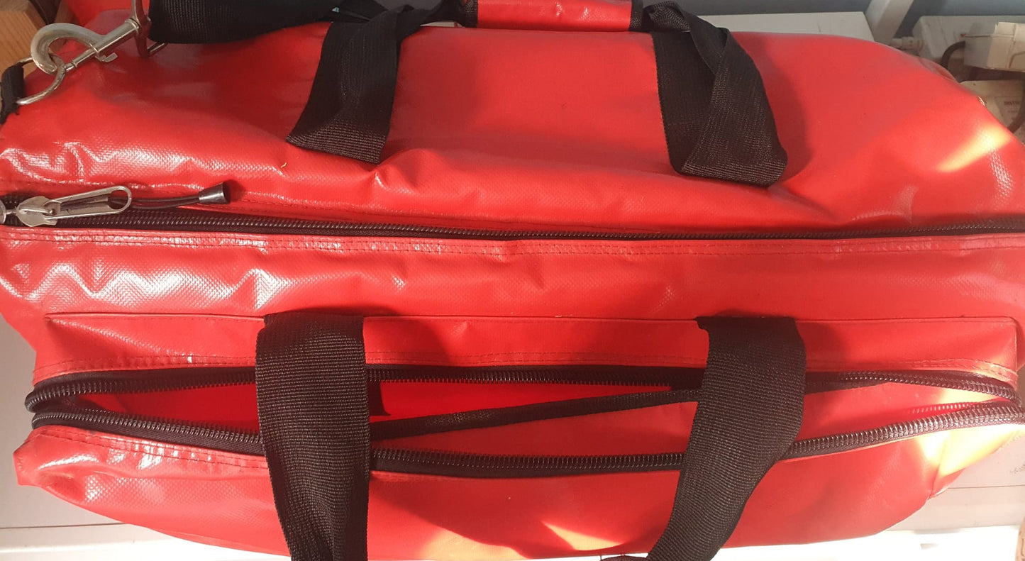 Wipe Clean Red Barrel Bag