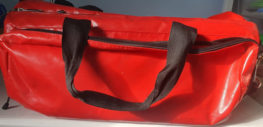 Wipe Clean Red Barrel Bag