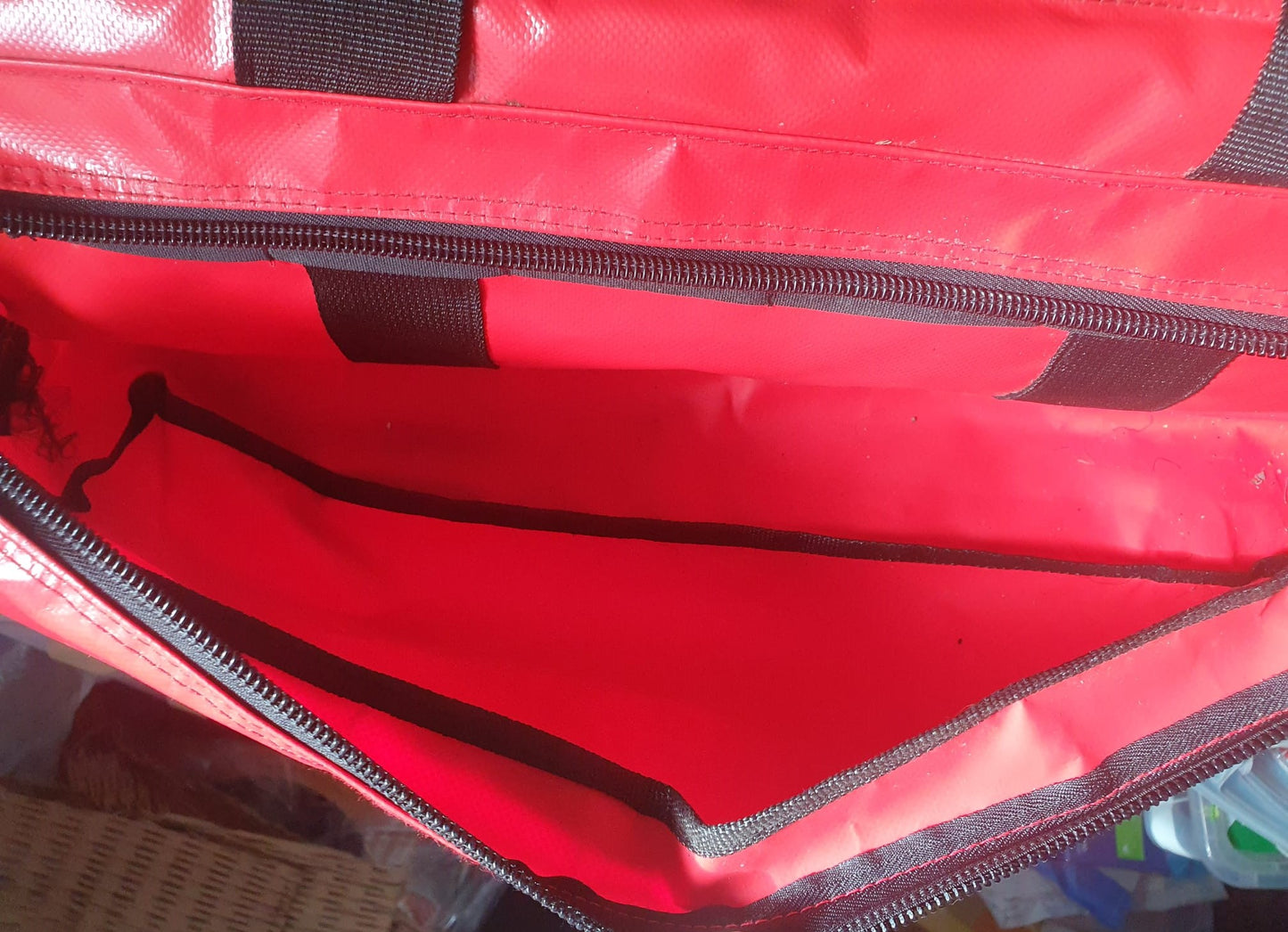Wipe Clean Red Barrel Bag