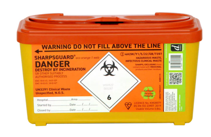 1L Sharps Bin