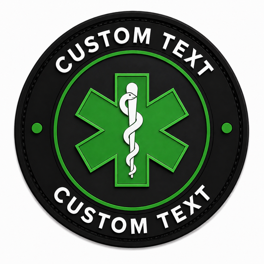 Custom PVC Patches – Velcro Backed | Your Own Design | 8cm or 10cm