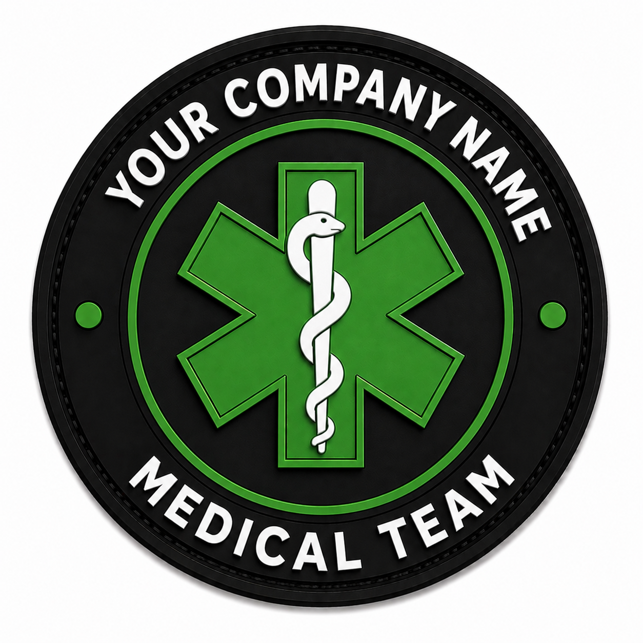 Custom PVC Patches – Velcro Backed | Your Own Design | 8cm or 10cm