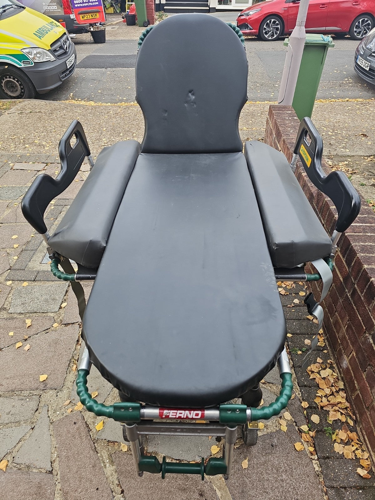 Ferno FERNO Megasus Ambulance Stretcher + Genuine Ferno Side cushion bolster