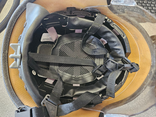 Pacific White Ambulance helmets
